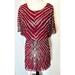 Anthropologie Dresses | Anthropologie Maroon Burgandy Red Striped Dress Y2k 00s Sz M | Color: Red | Size: M