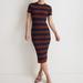 Madewell Dresses | Madewell Nwt Ribbed Midi Sweater Dress | Color: Blue | Size: S