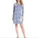 Lilly Pulitzer Dresses | Lilly Pulitzer Marlowe Dress A Mermaids Tale Boatneck 3/4 Sleeve Navy/White S | Color: Blue/White | Size: S