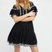 Free People Dresses | Free People Santiago Embroidered Tunic Dress | Color: Black/White | Size: S