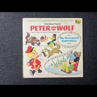 Disney Media | 1969 Peter And The Wolf Disney Vinyl Record | Color: Red | Size: Os