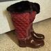 Michael Kors Shoes | Michael Kors Tall Rainboots. Size 8. Beautiful Burgundy/ Maroon/ Deep Red | Color: Black/Red | Size: 8