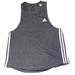 Adidas Tops | Adidas Aeroready Athletic Top Gray Women Size L | Color: Gray/White | Size: L