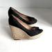 Coach Shoes | Coach Milan Slip On Black Espadrille Wedges Size 6.5 | Color: Black | Size: 6.5