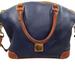 Dooney & Bourke Bags | Guc Dooney & Bourlke Navy Blue Pebbled Leather Crossbody | Color: Blue/Brown | Size: Os