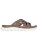 Skechers Women's Flex Appeal 4.0 - Perfect 4 You Sandals | Size 10.0 | Mocha | Textile | Vegan | Machine Washable