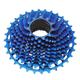 Bicycle Cassette, Low Noise Operation Lightweight Hollow Design Steel Multi-Speed ​​Cassette for Road Bikes (Blue)