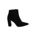 Nine West Ankle Boots: Black Print Shoes - Women's Size 10 - Pointed Toe