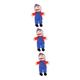 TOYANDONA 3 Pcs Professional Worker Hand Puppet Children Hand Puppets Hand Puppet Toy Worker Costume Toys Funny Hand Puppets Craft Toys Hand Dolls Plushia Cartoon Gloves Parent-child Fabric