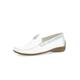 Gabor California 46.090.50 White / Silver Leather Moccasin Shoe 5