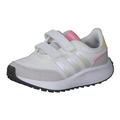 Adidas Run 70s CF K Sneaker, FTWR White/Bliss Pink/Beam Pink, 1 UK Child