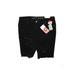 Hot Kiss Denim Shorts: Black Bottoms - Women's Size 16