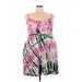 Torrid Casual Dress - Mini: Pink Tie-dye Dresses - Women's Size 4X Plus