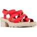 Sorel Joanie Heel Ankle Strap Sandals - Women's 617 9 2069761-617-9