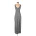 Express Casual Dress - Slip dress: Gray Marled Dresses - Women's Size X-Small