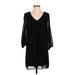 Lulus Cocktail Dress - Shift: Black Dresses - Women's Size Small