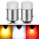 Ampoule LED de Signalisation de Voiture enquêter de Jour 12V Auto Blanc Rouge 1X P21W 5W 1156