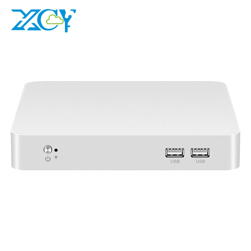 XCY-Mini PC avec ports USB, Intel N100, i7 4500U, i5 4200U, ordinateur de bureau, Win11, Win10, Linux, écran HDMI VGA, Wi-Fi, Gigabit Ethernet, 6x