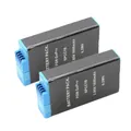 Batterie aste pour caméra d'action 1680mAh accessoires pour GoPro Max HD Hero Max 24.com