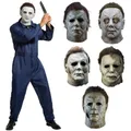 Masques de Michael Myers pour Halloween Costume d'Horreur Cosplay Accessoires en Latex