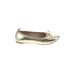 Kenneth Cole REACTION Flats: Gold Print Shoes - Women's Size 6 - Almond Toe