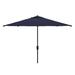 Arlmont & Co. Ortansa 118.11" x 78.74" Rectangular Market Umbrella in Blue/Navy | 106.31 H x 118.11 W x 78.74 D in | Wayfair