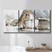 Wexford Home Godzilla On Canvas 3 Pieces Print Canvas, Solid Wood in White | 36 H x 72 W x 2 D in | Wayfair MP15-2782970C-3P