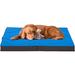 Tucker Murphy Pet™ Foldable Durable Cooling Dog Bed Orthopedic for Outside Indoor Polyester in Blue/Black | 3 H x 35 W x 22 D in | Wayfair