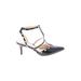 INC International Concepts Heels: Pumps Stiletto Cocktail Black Print Shoes - Women's Size 8 - Pointed Toe