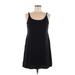 Eileen Fisher Casual Dress - Mini: Black Solid Dresses - Women's Size Medium