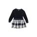 Andy & Evan Dress - A-Line: Blue Color Block Skirts & Dresses - Kids Girl's Size 5
