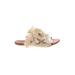 Free People Sandals: Slide Stacked Heel Bohemian Ivory Shoes - Women's Size 36 - Open Toe