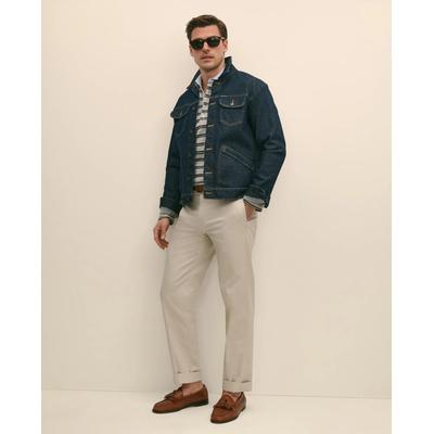 Brooks Brothers Men's Regular Fit Stretch Cotton Advantage Chino Pants | Stone | Size 38 32