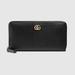 GG Marmont Leather Zip-around Wallet