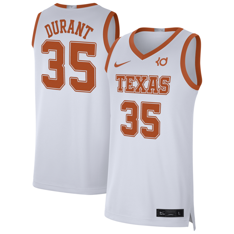 NCAA Texas Longhorns College-Basketballtrikot – Kevin Durant – Herren Image