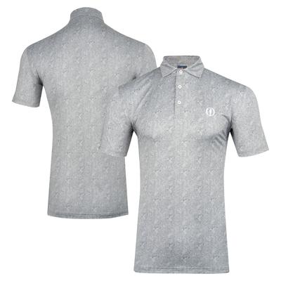The Open Donald Ross Patterned Polo - Grau Image