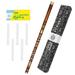 Bamboo Flute Gâ€‘Key Flute Traditional Orchestral Instrument with Flute Membranes and Storage Box