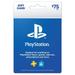 PlayStation $75 Gift Card [Physical Card]