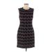 Trina Turk Casual Dress - Sheath High Neck Sleeveless: Black Dresses - Women's Size 6