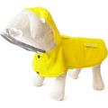 Dog Waterproof Raincoat with Poncho Hoodie High Reflective Adjustable Yellow Pet Rain Jacket with Leash Hole for Small Medium and Large Dogs (Yellow XX-Large)