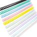 KW-trio Binding Spines Notebook Album Office Spines Combs 85 Binders Spines Combs Plastic Loose DIY Paper Notebook Paper Notebook Album Loose Leaf Binders Album Office Supplies 85 ty DIY