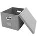 Office File Storage Box Document Organizer Lidded File Storage Container Collapsible File Container