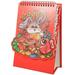 Ornament 2023 The Year of Rabbit Calendar Schedules Calendar Home Table Calendar Year of Bunny Calendar Year of The Rabbit Desktop Calendar Desk Bronzing Paper Iron Office