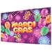 Carnival Banner Photography Backdrop Cloth Mardi Gras Party Flag Decorations Outdoor Mardigrasdecorations