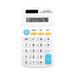 SHENGXINY 2024 School Supplies Clearance Basic Standard Calculators Mini Digital Desktop Calculator With 8-Digit LCD Display. Smart Calculator Pocket Size For Home School For Kids White