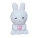 piaybook Night Lights Creative Led Night Light Cute Light Emitting Bunny Lamp Room Bedside Lamp Ornaments Enamel Night Light Desk Table Lamp for Bedroom Camp Bedside Table Indoor Outdoor