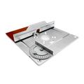 Dadypet Insert Plate Aluminum Alloy Wood Flip Auxiliary Tool Alloy Wood Flip Set 3 Router Plate Aluminum Alloy Router Table Insert Auxiliary Tool Benches PAPAPI HUIOP Plate 4PCS Router