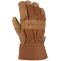 Carhartt Men s Insulated Grain Leather Safety Cuff Work Glove Brown Medium