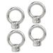 4 Pcs Spring Hook Heavy Duty Hook Stainless Steel Hooks Threaded Nut Eye Nut Ring Nut 316 Stainless Steel