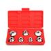 OWSOO Wrench socket Socket Set Cap Drive Car Fuel 3/8inch Drive Oil Filter 7pcs Set Car Hand Remover Tool Kit Filter Wrench Socket Tool Kit 3/8inch Hand Remover Tool Car Hand Remover HUIOP